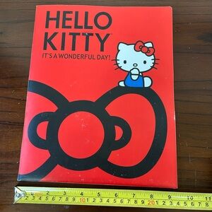 4/$15 One Hello Kitty Red Folder portfolio
